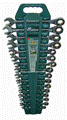Набор ключей комбинированных трещоточных 8-24мм, 16 пр. в Баскане